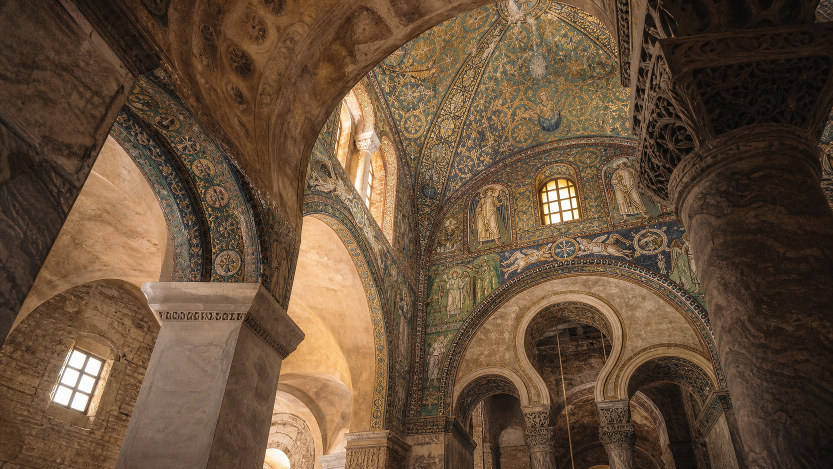 De mozaïeken van San Vitale in Ravenna